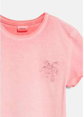 S.Oliver RED LABEL regular fit T-shirt van puur katoen - Foto 3