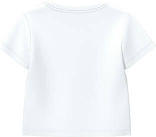 S.Oliver T-shirt wit Meisjes Katoen Ronde hals Printopdruk pailletten - Foto 3