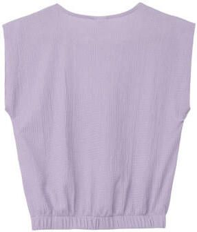 S.Oliver top lila Paars Meisjes Polyester Ronde hals Effen 146 152