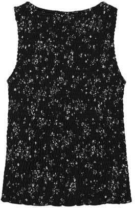 S.Oliver top met all over print zwart roze Meisjes Polyester Ronde hals 134 140