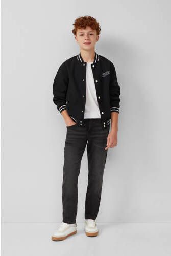 S.Oliver waist slim fit jeans grey denim Grijs Jongens Stretchdenim Effen - Foto 2