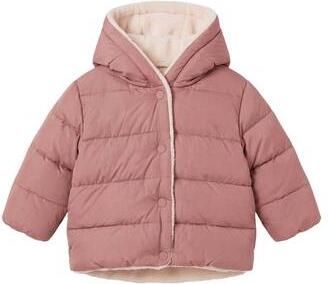 S.Oliver winterjas roze Meisjes Polyester Capuchon Effen