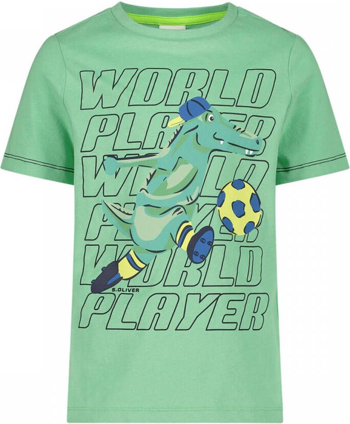 S.Oliver T-shirt groen