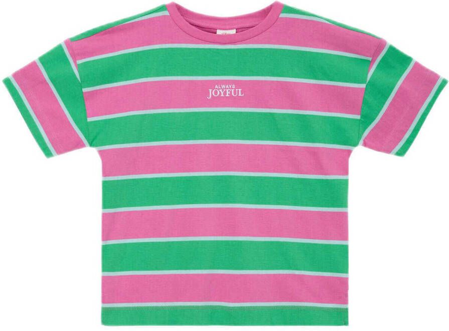 S.Oliver RED LABEL T-shirt van katoen met zijsplitten