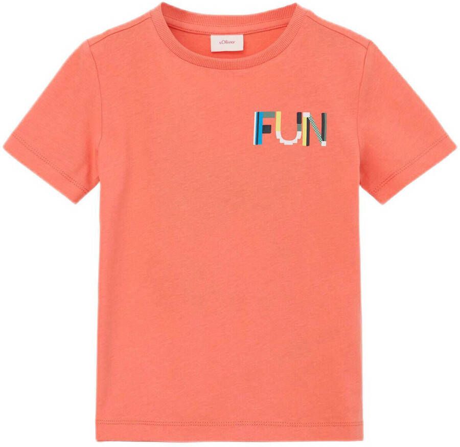 S.Oliver RED LABEL Junior T-shirt met print op de achterkant