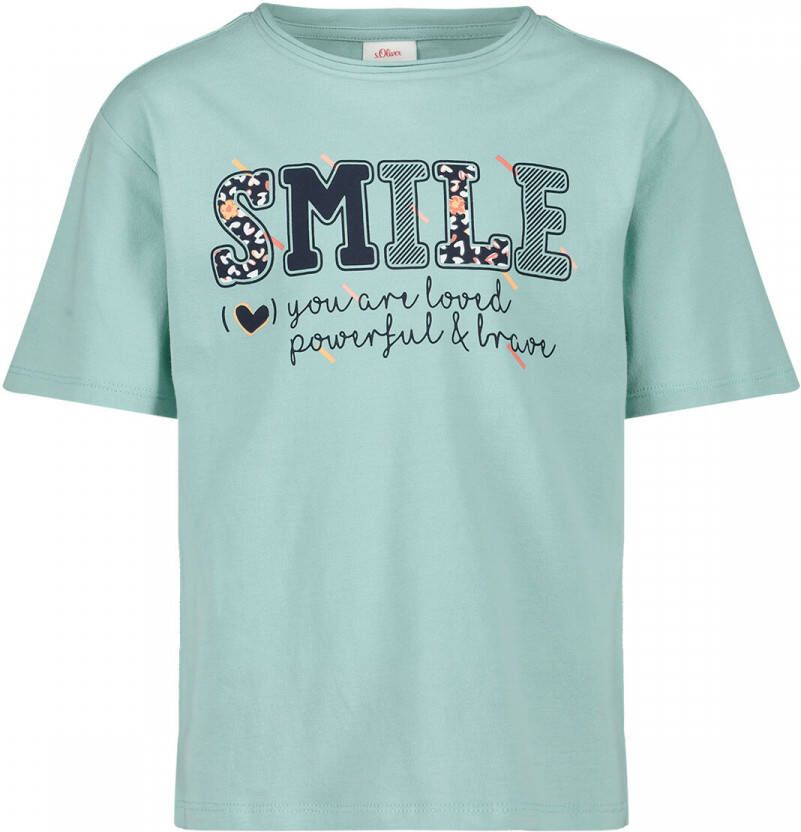 S.Oliver t-shirt mintgroen