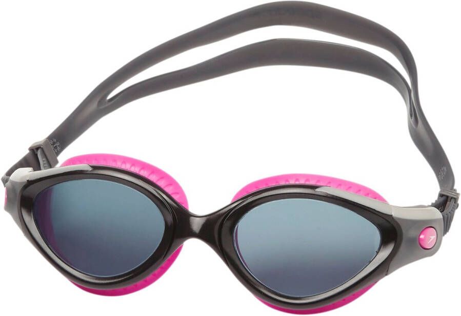 Speedo futura biofuse flex duikbril grijs roze