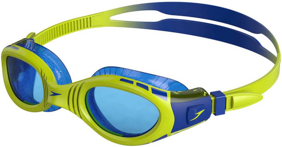Speedo zwembril Futura Biofuse Flex geel blauw Meerkleurig