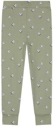 Stains&Stories katoenen pyjama met print groen All over print - Foto 3