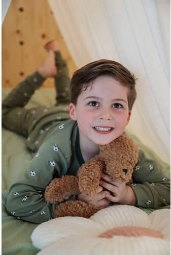 Stains&Stories katoenen pyjama met print groen All over print - Foto 2