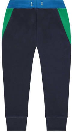 Stains&Stories regular fit broek donkerblauw blauw groen Jongens Sweat 104