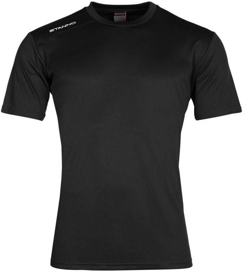 Stanno junior voetbalshirt zwart wit Sport t-shirt Polyester Ronde hals 128