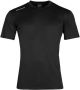 Stanno junior voetbalshirt zwart wit Sport t-shirt Polyester Ronde hals 128 - Thumbnail 1