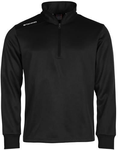 Stanno Field Half Zip Top zwart Sport t-shirt Polyester Opstaande kraag