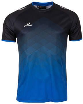Stanno junior voetbalshirt Altius zwart blauw Sport t-shirt Polyester Ronde hals - Foto 2