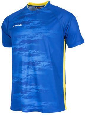 Stanno junior voetbalshirt Holi blauw geel Sport t-shirt Polyester Ronde hals 128 - Foto 2