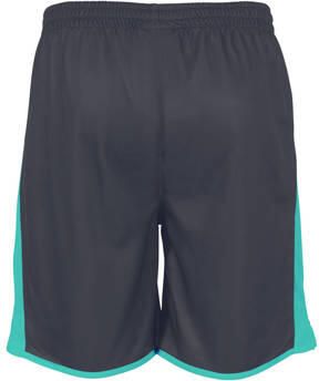 Stanno Junior voetbalshort Altius antraciet groen Sportbroek Grijs Polyester 128