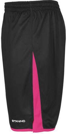 Stanno Junior voetbalshort Altius zwart roze Sportbroek Polyester 164 - Foto 3