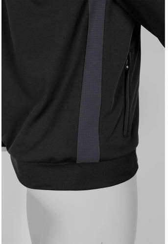 Stanno Junior voetbaljack zwart antraciet Sportvest Polyester Opstaande kraag