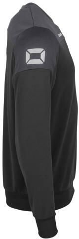Stanno sportsweater zwart grijs Sport t-shirt Polyester Ronde hals - Foto 2