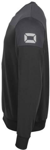 Stanno sportsweater zwart grijs Sport t-shirt Polyester Ronde hals - Foto 3
