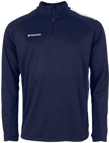 Stanno sportvest donkerblauw Sport t-shirt Polyester Opstaande kraag