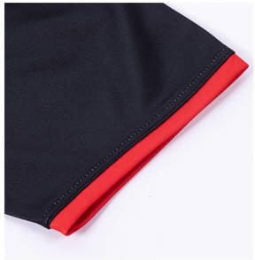 Stanno voetbalshirt Altius zwart rood Sport t-shirt Polyester Ronde hals 128 - Foto 3