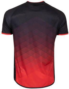Stanno voetbalshirt Altius zwart rood Sport t-shirt Polyester Ronde hals 128 - Foto 2