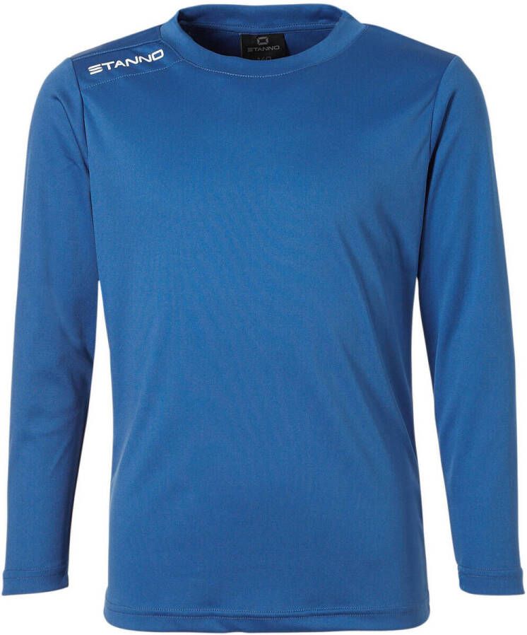 Stanno junior voetbalshirt blauw Sport t-shirt Polyester Ronde hals 128