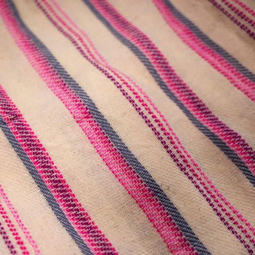 Street called Madison gestreepte A-lijn jurk JENA ecru Meisjes Katoen Ronde hals 176 - Foto 3