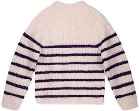 Street called Madison gestreepte trui SAILOR van gerecycled polyester ecru zwart 164 - Foto 4