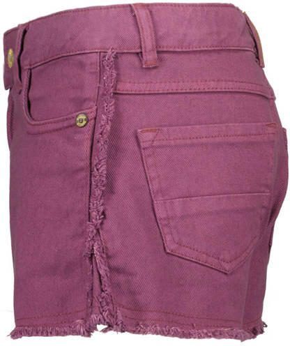 Street called Madison slim fit short paars Korte broek Meisjes Stretchdenim 140 - Foto 3