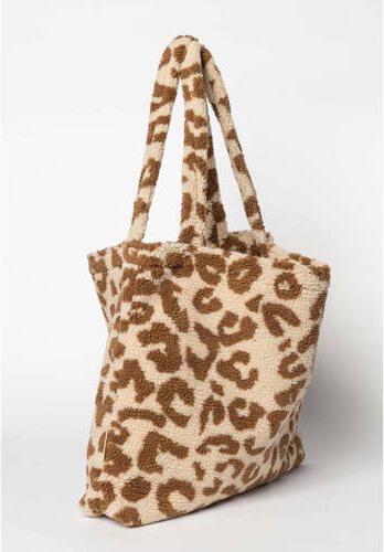 Studio Noos luiertas Leopard Teddy Mom Bag ecru bruin All over print - Foto 4