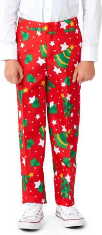 Suitmeister kostuum Christmas Trees Stars felrood Jongens Polyester Reverskraag 134 152 - Foto 4