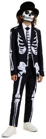 Suitmeister kostuum Skeleton Grunge zwart wit Jongens Polyester Reverskraag 122 140 - Foto 4
