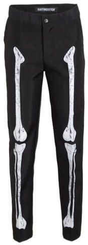 Suitmeister kostuum Skeleton Grunge zwart wit Jongens Polyester Reverskraag 122 140 - Foto 5