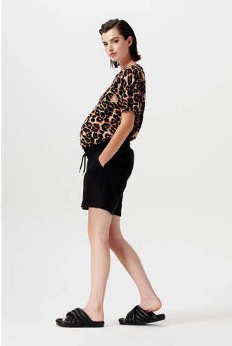 Supermom regular fit short Genoa zwart Korte broek Dames Katoen Effen XS - Foto 3