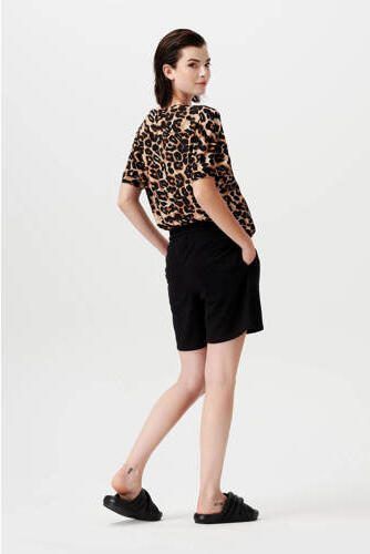 Supermom regular fit short Genoa zwart Korte broek Dames Katoen Effen XS - Foto 4