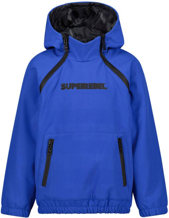 SuperRebel zomerjas blauw Jongens Polyester Capuchon 164