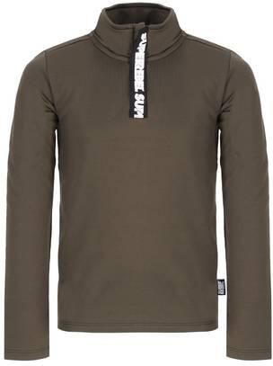 SuperRebel Dri-FIT skipully groen Polyester Col Effen