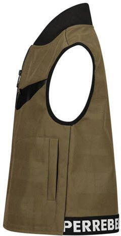 SuperRebel gestreepte bodywarmer groen Jongens Polyester Opstaande kraag 116 - Foto 2
