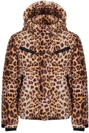 SuperRebel ski-jas met dierenprint zand zwart bruin Skijack Meisjes Polyester Capuchon - Foto 2