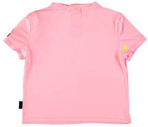 SuperRebel T-shirt van gerecycled polyester roze Printopdruk 140 - Foto 3