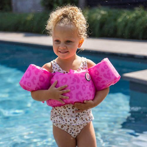 Swim Essentials puddle jumper Panterprint 2-6 jaar Zwemvest Roze - Foto 4