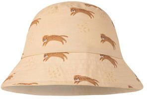 Swim Essentials reversible zonnehoed beige bruin Katoen maat 4-8 jr