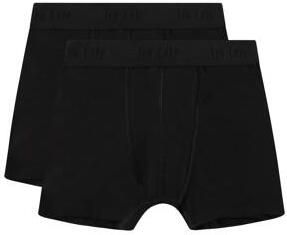 Ten Cate boxershort zwart (set van 2) Jongens Katoen Effen - Foto 2