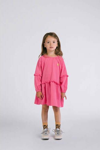 The New Chapter korte jurk roze Meisjes Polyester Ronde hals Effen maat 74-80 - Foto 2