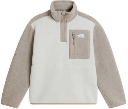 The North Face sweater ecru zand Effen