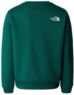 The North Face sweater groen Trui Katoen Ronde hals Printopdruk 158 164 - Foto 1