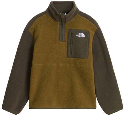 The North Face sweater groen taupe Effen